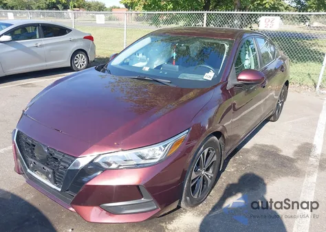 2021 Nissan Sentra Sv Xtronic Cvt z USA, uszkodzony, nr VIN 3N1AB8CV0MY318364